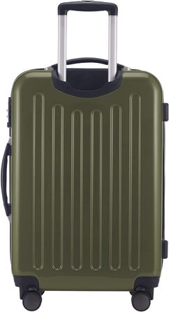 Чемодан Alex Hartschalen - валіза-тележка, валіза-роллік, 74 л (Авокадо, комплект)