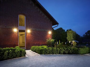 Steinel LED Outdoor Floodlight LS 150 S white, 240° motion sensor, max. 12 m range, 14.7 W, adjustable, 1375 lm, 4000 K