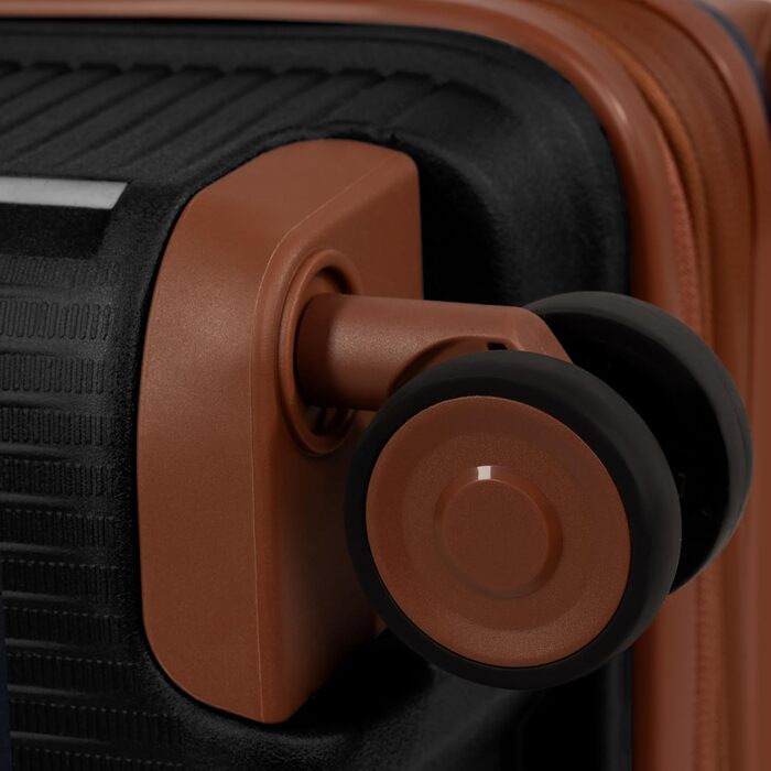 Набір валіз Eco Edition 3 шт. | Розширювані валізи з TSA-замком | Чорний колір, валіза M (67 см)