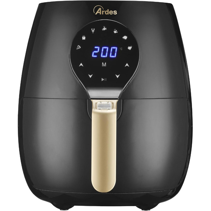 Фритюрниця Ardes Eldorada Maxi AR1K33 - 5л, чорна, з цифровим дисплеєм та таймером