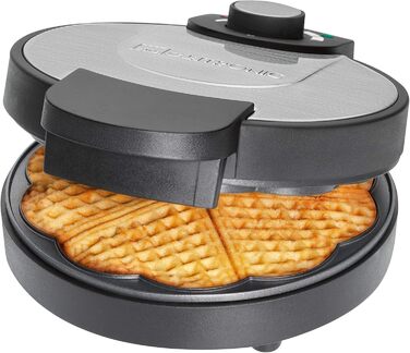 Clatronic® Heart-Shaped Waffle Maker with 7-Inch Non-Stick Plates - 1000W