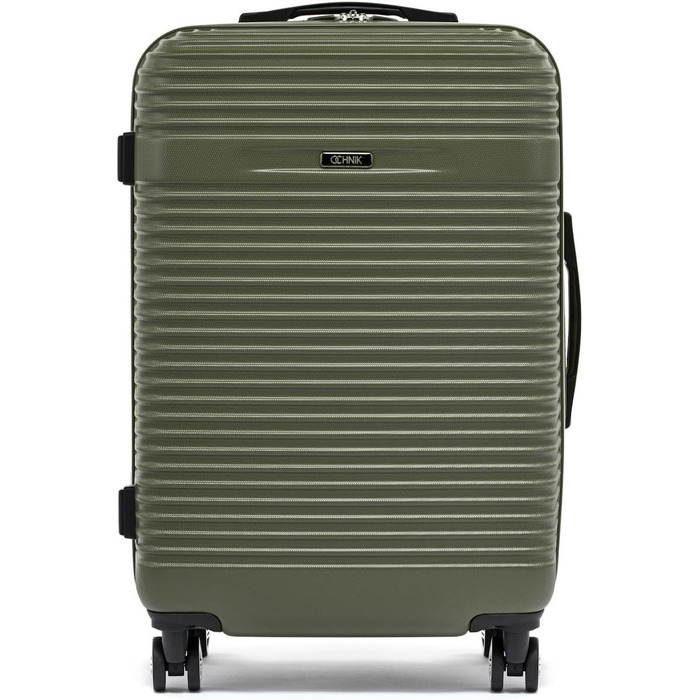 Чохол-валіза OCHNIK великий, ABS пластик, колір морський, 76x51x30 см, 97 літрів, 4 колеса, висока якість