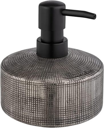 Дозатор для мила WENKO Rivara, керамічний, 400 мл, сріблястий