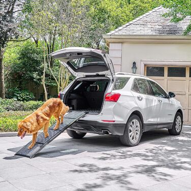 Східці для собак CO-Z, розкладні, 160 см, для собак до 90 кг, з антиковзким покриттям, підходять для всіх авто