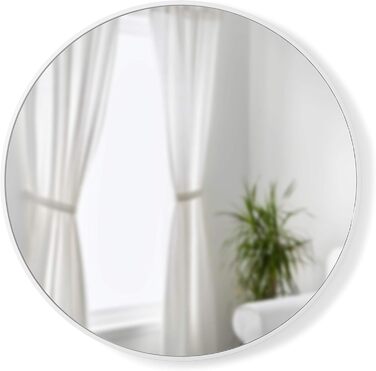 Дзеркало настінне Umbra Hub, 61 см, кругле, біле
