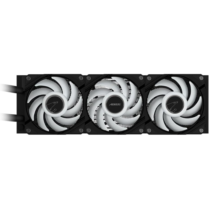Система водяного охолодження CPU GIGABYTE AORUS WATERFORCE II 360 Ice - білий корпус, 3 вентилятори 120mm ARGB, сумісна з Intel LGA 1851 та AMD AM5