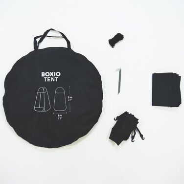 BOXIO Намет для душу/туалету: мобільний намет для кемпінгу 2x1м. Ідеально для вантажівки, кемпінгу та фестивалів