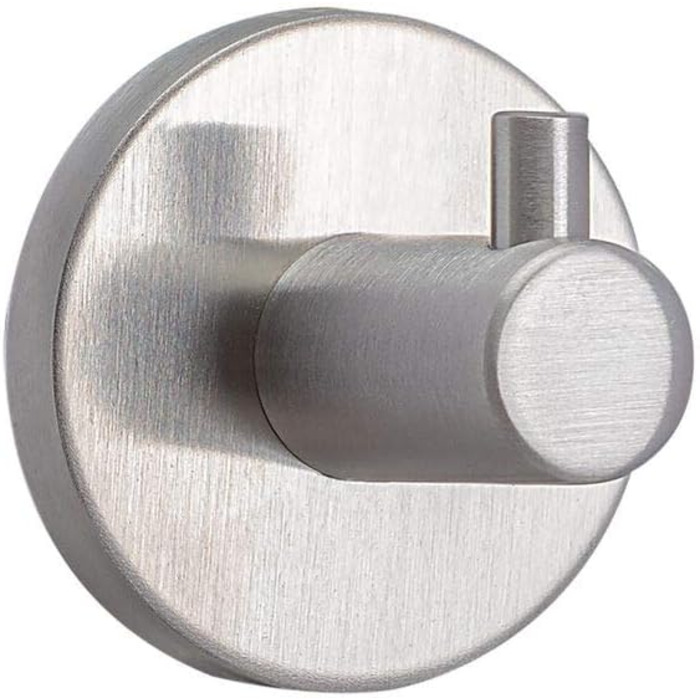 Tiger Boston Stainless Steel Toilet Paper Holder - Wall Mounted, Brushed Finish - Includes Small Boston Hook