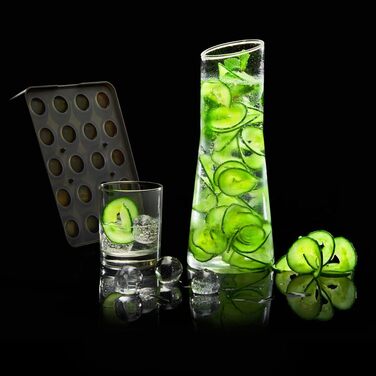 Large Ice Cube Mold, Silicone, Sphere 3cm, 2-Piece Set