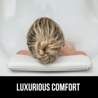 Gorilla Grip Comfort Spa Bath Pillow - Large, Thick, Waterproof Tub Pillow with Head & Neck Support