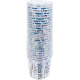 RESION 25 x Mixing Cups | 400ml | Color, Epoxy, Polyester | With clear mixing ratio printed on the measuring cup