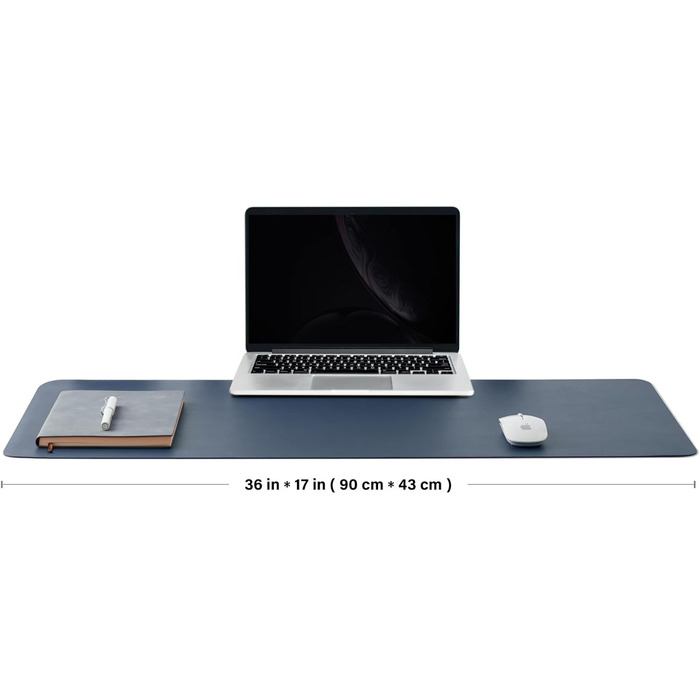 Підкладка для столу з екошкіри, антиковзаюча, 90x43 см, для офісу та дому