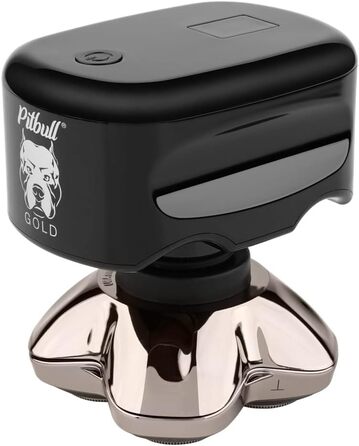 Skull Shaver Pitbull Gold Pro Shaver for Head/Baldness and Face, Men's Electric Shaver