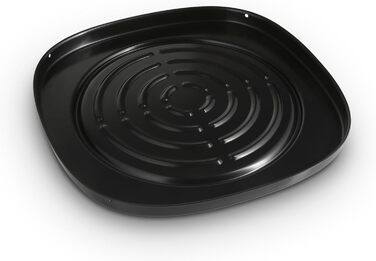 Аерофритюрниця Lauben Glass&Grill 3в1, 5,5 л, скляний кошик, 6 програм, гриль і сковорідка, електрична