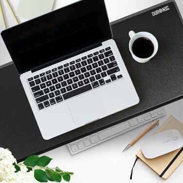 Підставка для двох моніторів Duronic DM06-2 BK, 82x30 см, настільна підставка для підвищення екрана, навантаження до 10 кг, чорна