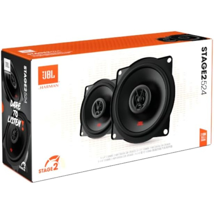 Автомобільні динаміки JBL Stage2 524 210Вт 13см 2-смугові від Harman Kardon