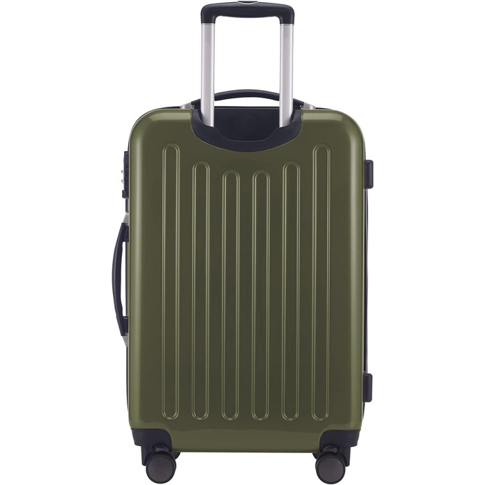 Чемодан Alex Hartschalen - валіза-тележка, валіза-роллік, 74 л (Авокадо, комплект)