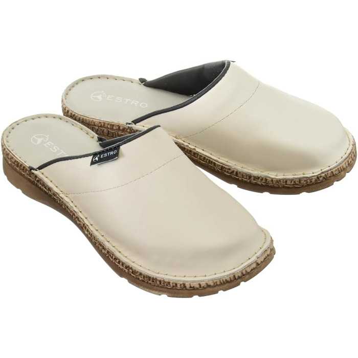 ESTRO Фетрові тапочки для жінок, домашні тапочки з антиковзкою підошвою, F03 (41 EU, Бежевий)