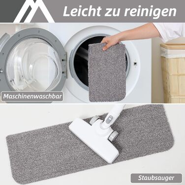 Коричневі килимки на сходи COSY HOMEER, 15 шт., 70x22 см, самоклеючі, машинного прання, 100% поліестер, TPE-підкладка, безпечні для дітей та домашніх тварин