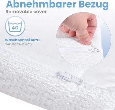 Dailydream viscoelastic mattress topper “Model Kids M” with memory foam effect, 140x70x5cm, “Standard” edition