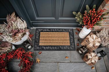 Килимок Hanse Home кокосовий для дому та вулиці 45x75 см, антиковзкий, вологостійкий, для входу, тераси