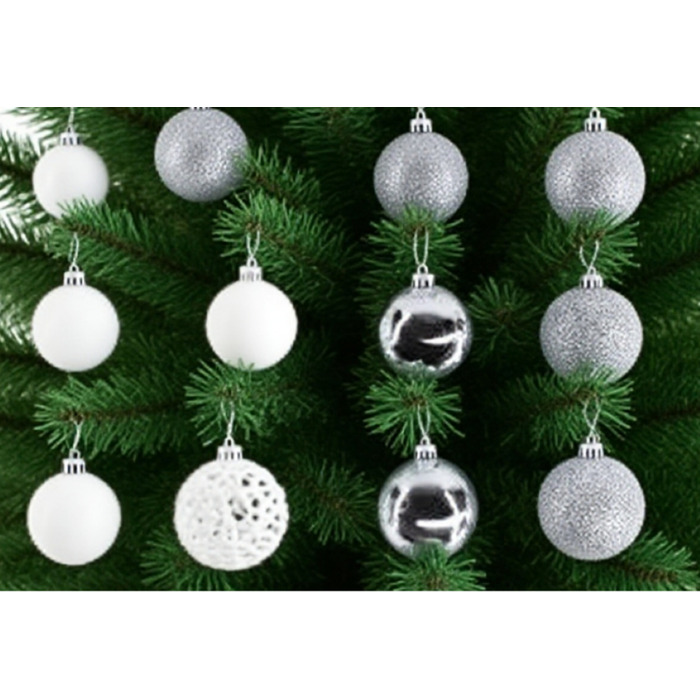 Relaxdays Set of Christmas Baubles