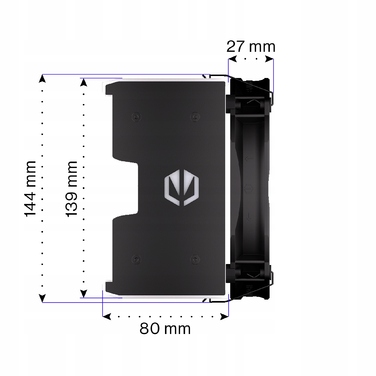 Кулер для процесора Endorfy Fortis 5 Black ARGB EY3A014 140мм