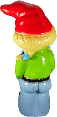 Rakso 0941 Garden Gnome, Female Gnome, made of shatterproof PVC, Gnome, Made in Germany, Figurine
