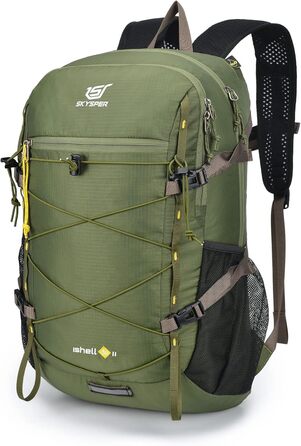 SKYSPER ISHELL 30 Foldable Backpack 30L Ultra-light Daypack Packable Daypack Waterproof Hiking Backpack Travel Backpack for Camping Outdoor Hiking Travel