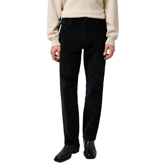 Джинси чоловічі Wrangler Texas (36W/32L, Чорні) - класичні прямі джинси з міцного деніму