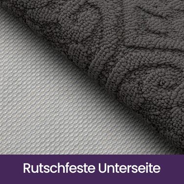 При Entrance килимок DEXI 60x90 см, протиковзний вбираючий килим для входу, передпокою та тераси, антрацит