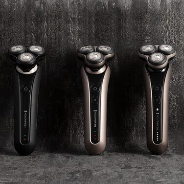 Електричний голчастий верстат Remington XR1750 для чоловіків – гоління мокрим та сухим, голчастий верстат з поворотним голівкою 360°, тример, PowerSense, акумулятор, USB-зарядка, червоний