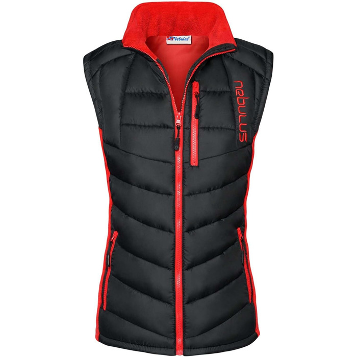 Жіноча жилетка Nebulus Weste Revival чорно-червона, розмір M