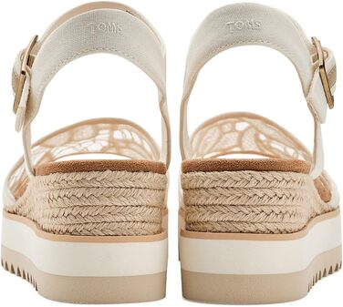 Пантолети жіночі TOMS Diana Egret Floral Crochet 41 EU - Стильні босоніжки з квітковим візерунком