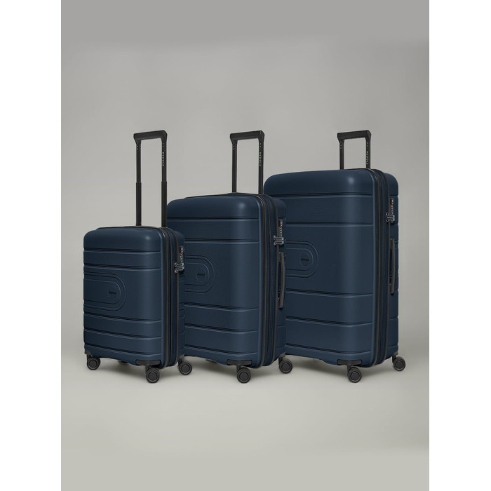 Набір валіз REDOLZ Essentials 11 Trolley Set 3-teilig Midnight Blue (56 см) – розширюваний