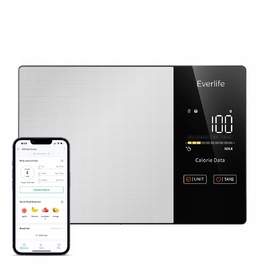 Кухонні ваги Everlife KN2432WB, чорні, 5 кг