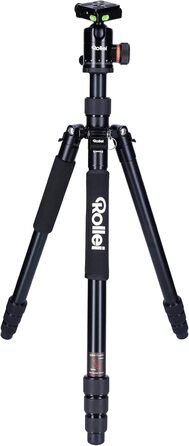 Штатив Rollei C6i з головкою та сумкою - алюміній, сумісний з Arca Swiss, чорний