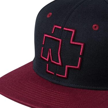 Кепка Rammstein Snapback з логотипом, чорна, офіційний мерч гурту