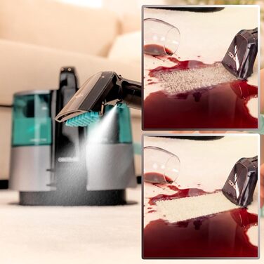 Пилосог Cecotec Conga 1700W 3-в-1 для чищення килимів та м'яких меблів, резервуари 1600/950 мл, радіус 9м