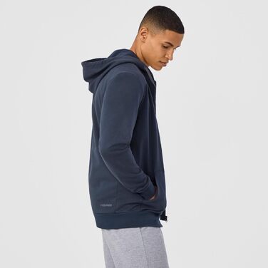 Чоловіча толстовка на блискавці Head Club Original Hoodie Fz, темно-синя, розмір XL