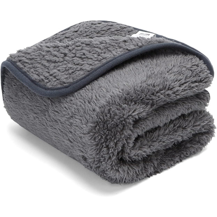 М'яка флісова підстилка для собак і котів Nobleza, 160 x 120 см, сіра
