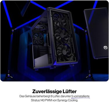 Корпус для ПК Endorfy Arx 700 Air ATX зі скляною бічною панеллю