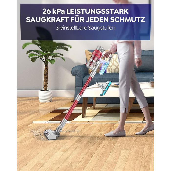 Акумулятор FLYLINKTECH 8.0Ah V8 для пилососів Dyson V8 Absolute/Animal/Fluffy/Motorhead SV10 з 2+1 фільтрами та 4 шурупами