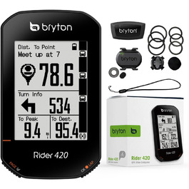Велокомп'ютер Bryton Rider 420T з GPS, сенсори, бездротовий