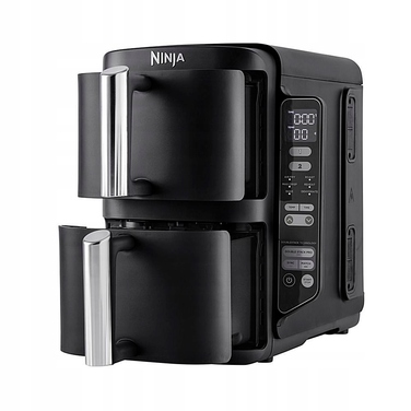 Аерофритюрниця Ninja Double Stack 7,6 л SL300EU, чорна