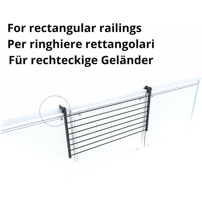 Сушарка для білизни Foxydry Duo для балкона та тераси, нержавіюча сталь/алюміній, антрацит, 102 см