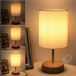 Торшер на тумбочку з сенсорним керуванням, диммування, 3 режими яскравості, мінімалістичний, для читання, циліндричний, 1 шт.