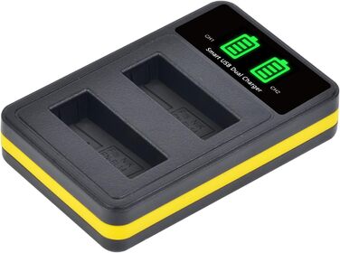 Акумулятор DuraPro EN-EL14 + LED Зарядний пристрій для Nikon P7800, 7700, 7100, 7000, D5600, D5500, D5300, D5200, D5100, 3000, D3400, D3300, D3200, D3100, DSLR