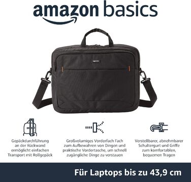 Сумка для ноутбука Amazon Basics 17,3