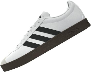 Жіночі кросівки Adidas VL Court Base, 40 EU, білий, чорний, сірий